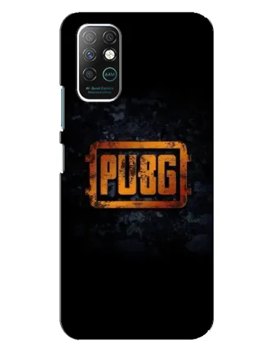 Чехол для Infinix Note 8 с картинкой «PUBG — золотой логотип»