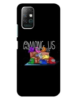 Чехол для Infinix Note 8 с картинкой «Логотип Among Us» Чехол для Infinix Note 8 с картинкой «Логотип Among Us»