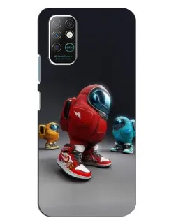 Чехол для Infinix Note 8 с картинкой «Among Us — 3D стиль»