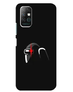 Чехол для Infinix Note 8 с картинкой «Among Us шлем»