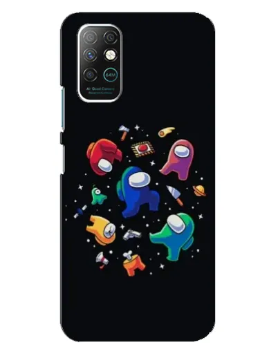 Чехол для Infinix Note 8 с картинкой «Among Us космос»