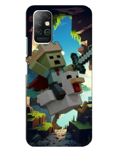 Чехол для Infinix Note 8 с картинкой «Стив и гусь»