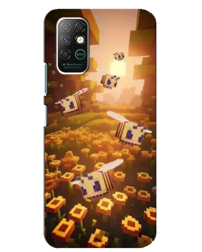 Чехол для Infinix Note 8 с картинкой «Поле подсолнухов»