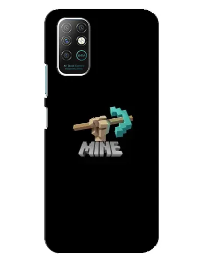 Чехол для Infinix Note 8 с картинкой «Алмазная кирка»