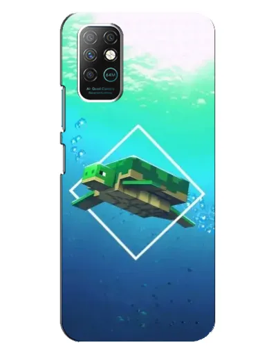 Чехол для Infinix Note 8 с картинкой «Черепаха Minecraft» Чехол для Infinix Note 8 с картинкой «Черепаха Minecraft»