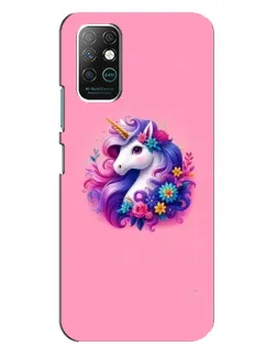 Чехол для Infinix Note 8 с картинкой «Сказочный единорог»