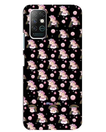 Чехол для Infinix Note 8 с картинкой «Magic Unicorn паттерн»