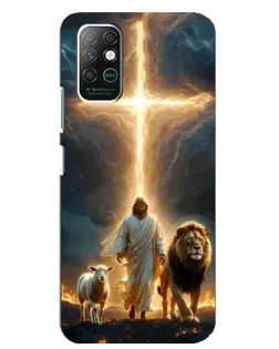 Чехол для Infinix Note 8 с картинкой «Лев Иуды и Свет»