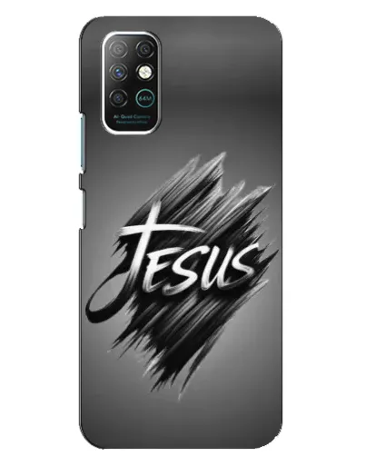 Чехол для Infinix Note 8 с картинкой «Надпись Jesus Graffiti»