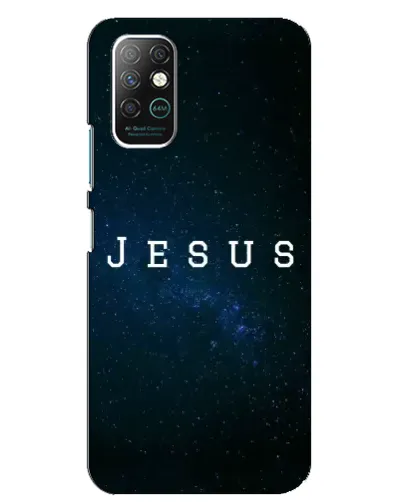 Чехол для Infinix Note 8 с картинкой «Звездное небо Jesus»