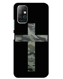 Чехол для Infinix Note 8 с картинкой «Милитари Крест»