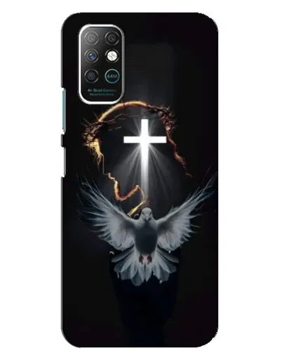 Чехол для Infinix Note 8 с картинкой «Голубь и Свет»