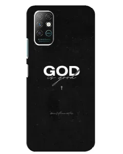 Чехол для Infinix Note 8 с картинкой «GOD — Бог над всем»