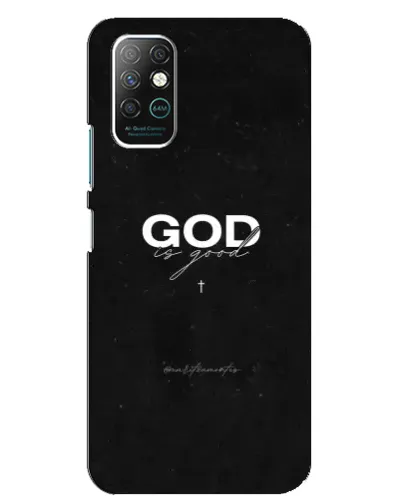 Чехол для Infinix Note 8 с картинкой «GOD — Бог над всем»