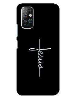 Чехол для Infinix Note 8 с картинкой «Тонкая линия веры»