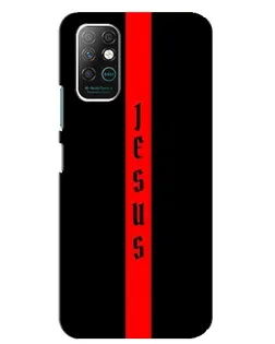Чехол для Infinix Note 8 с картинкой «Красная линия веры»