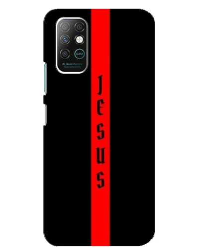 Чехол для Infinix Note 8 с картинкой «Красная линия веры»