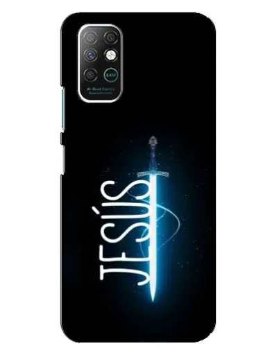 Чехол для Infinix Note 8 с картинкой «Меч Духа Jesus»
