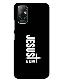 Чехол для Infinix Note 8 с картинкой «Вертикаль веры Jesus»