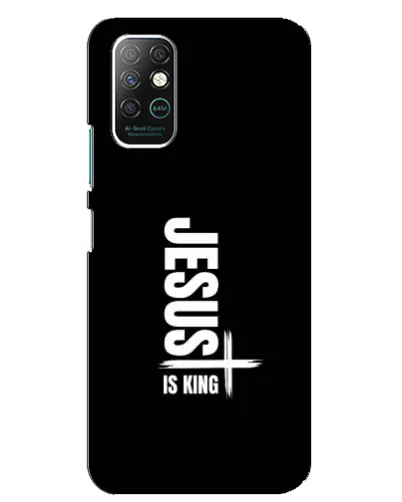 Чехол для Infinix Note 8 с картинкой «Вертикаль веры Jesus»