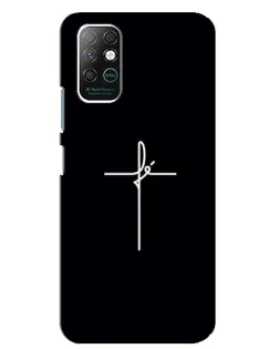 Чехол для Infinix Note 8 с картинкой «Тонкий крест»