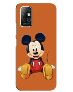 Чехол для Infinix Note 8 с картинкой «Микки отдыхает»