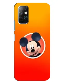 Чехол для Infinix Note 8 с картинкой «Mickey в круге»