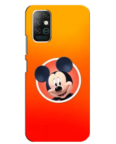 Чехол для Infinix Note 8 с картинкой «Mickey в круге»