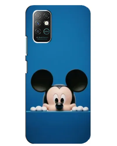 Чехол для Infinix Note 8 с картинкой «Микки выглядывает»