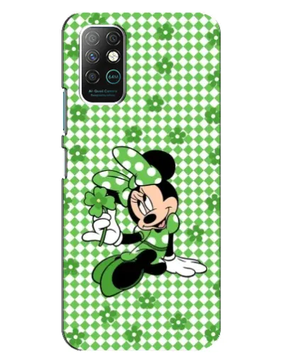 Чехол для Infinix Note 8 с картинкой «Mickey в клетку»