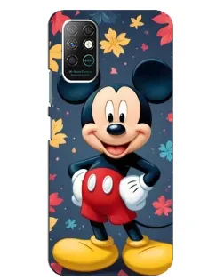 Чехол для Infinix Note 8 с картинкой «Осенний Mickey Mouse»