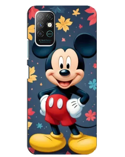 Чехол для Infinix Note 8 с картинкой «Осенний Mickey Mouse»