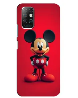 Чехол для Infinix Note 8 с картинкой «Mickey в полный рост»