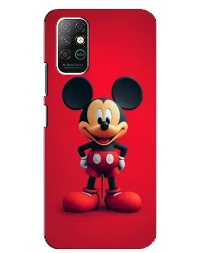Чехол для Infinix Note 8 с картинкой «Mickey в полный рост»