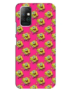 Чехол для Infinix Note 8 с картинкой «Розовый паттерн»