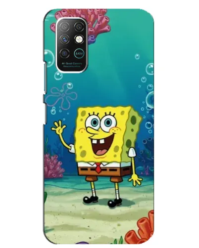 Чехол для Infinix Note 8 с картинкой «Подводный привет»