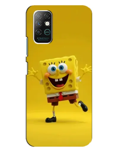 Чехол для Infinix Note 8 с картинкой «Позитивный Губка Боб»