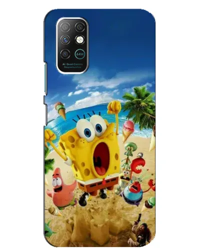 Чехол для Infinix Note 8 с картинкой «Развлечения на пляже»