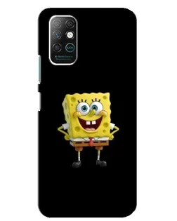 Чехол для Infinix Note 8 с картинкой «Классический Губка Боб»