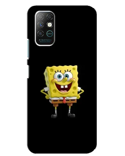 Чехол для Infinix Note 8 с картинкой «Классический Губка Боб»
