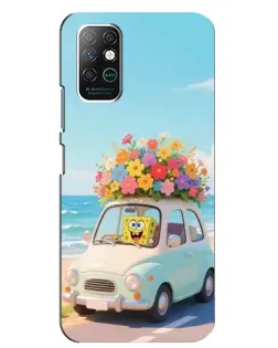 Чехол для Infinix Note 8 с картинкой «Автомобильное путешествие»