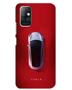 Чехол для Infinix Note 8 с картинкой «Tesla Top View»