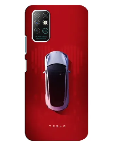 Чехол для Infinix Note 8 с картинкой «Tesla Top View»