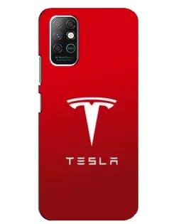 Чехол для Infinix Note 8 с картинкой «Tesla Red Classic»