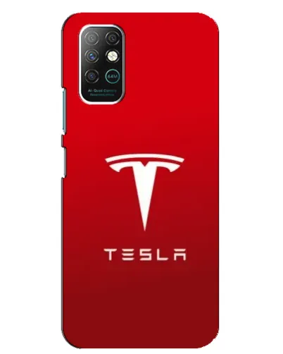 Чехол для Infinix Note 8 с картинкой «Tesla Red Classic»