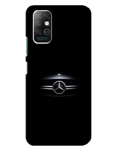 Чехол для Infinix Note 8 с картинкой «Mercedes — абстрактные линии»