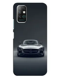 Чехол для Infinix Note 8 с картинкой «Mercedes на черном»