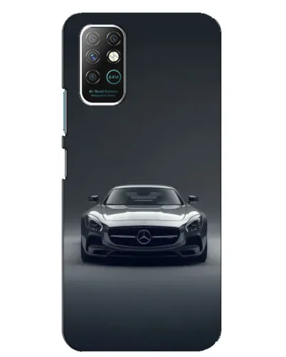 Чехол для Infinix Note 8 с картинкой «Mercedes на черном»