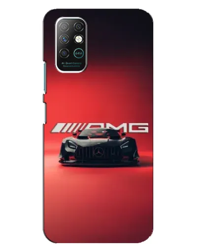 Чехол для Infinix Note 8 с картинкой «Mercedes AMG — красная линия»