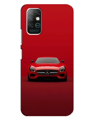 Чехол для Infinix Note 8 с картинкой «Красный Mercedes AMG»